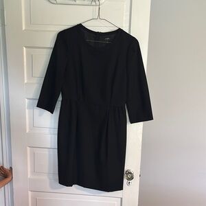 J. Crew Simple Black Dress